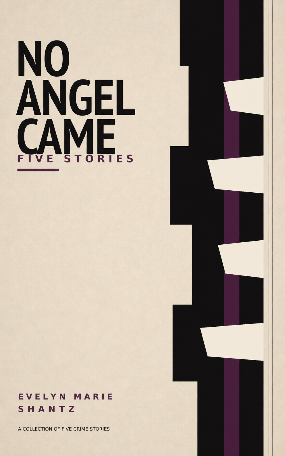 Cover of No Angel Came: Five Stories by Evelyn Marie Shantz